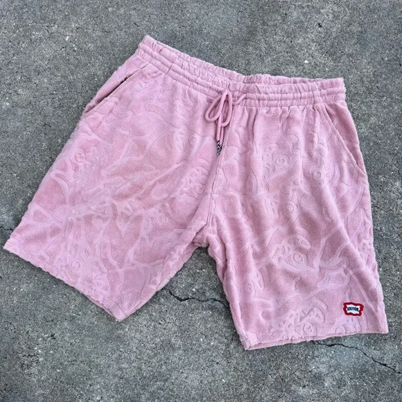 Pink Running Dog Sweat Shorts by Ice Cream Mens XL - Picture 4 of 8